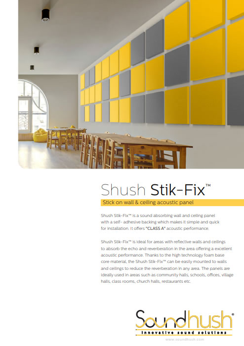 Shush Stik-Fix Brochure