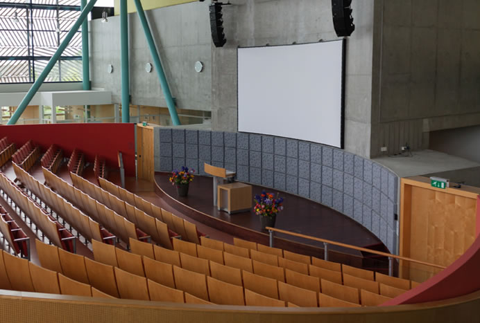Lecture halls acoustic panels