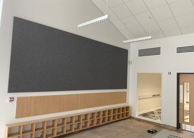 Sound absorbing panels in YMCA