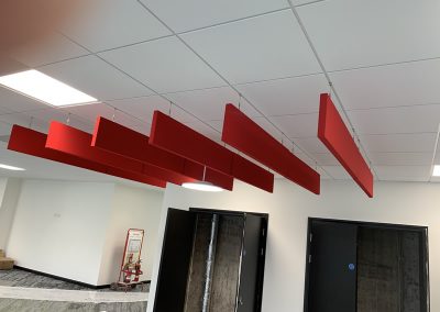 Shush Baffle – suspended from ceiling