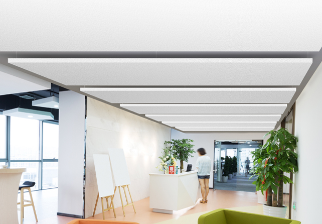 Sound absorbing ceiling panels